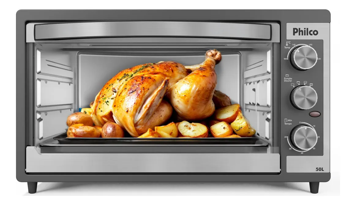 Forno Elétrico Philco PFE52P 50L Dupla Resistência de bancada